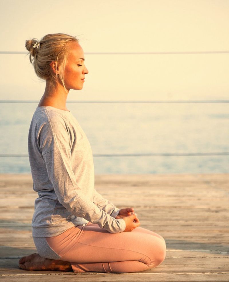 Women on twilight walk