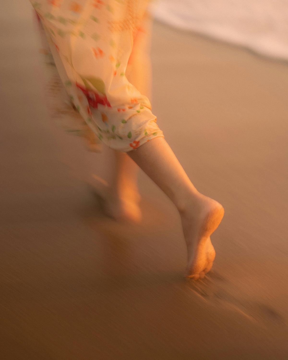 calm woman drinking tea