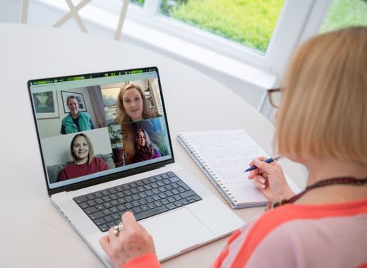 Cathy on Circle Zoom call